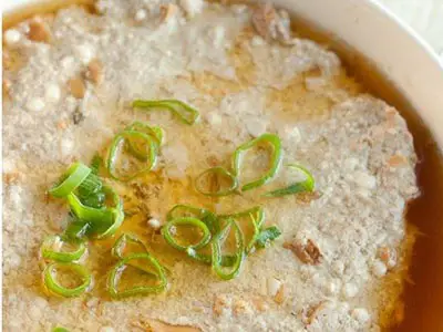 有機豆腐蒸肉餅