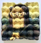 Minion立體蛋托名畫